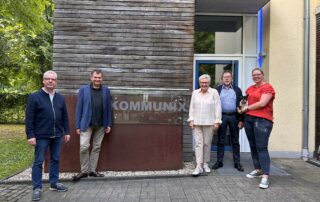 Foto: Kommunix-Geschäftsführung mit Siko Scheffler